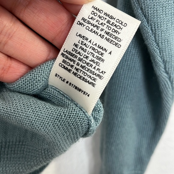 Rebecca Taylor Merino Wool‎ Ruffle Turtleneck Sweater size Medium - Picture 5 of 9